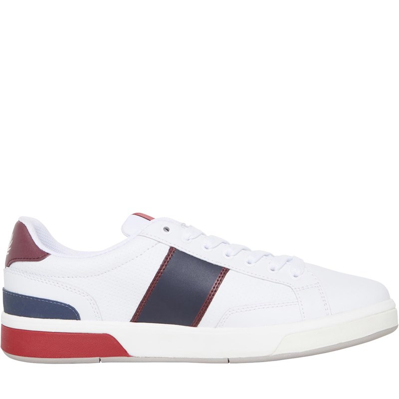 Fred Perry Herren B200 Perf Sneaker Weiß