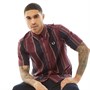 Fred Perry Herren Hemd mit kurzem Arm Rot