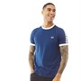 Fred Perry Herren Taped Ringer T-Shirts Navy
