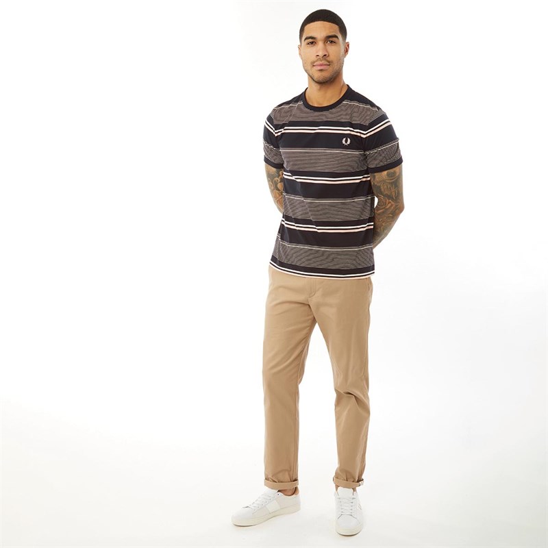 Fred Perry Herren T-Shirts Navy