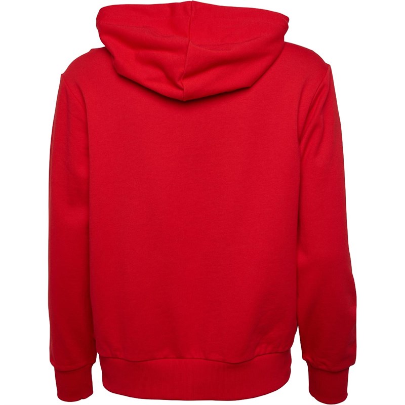 Fred Perry Womens Graphic Print Hoodie Cherry Bomb