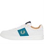 Fred Perry Mens B400 Suede Trainers White