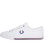 Fred Perry Mens Underspin Leather Trainers White