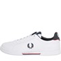 Fred Perry Mens B722 Leather Trainers White