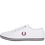 Fred Perry Mens Kingston Leather Trainers White