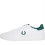 Fred Perry Mens Spencer Leather Trainers White