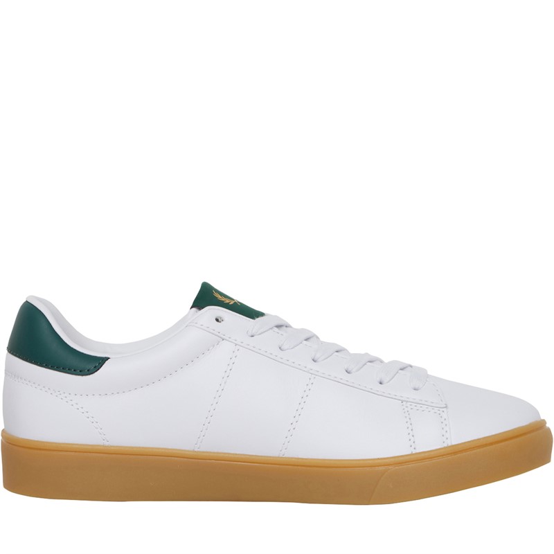 Fred Perry Spencer Leather Trainers White