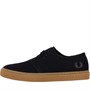 Fred Perry Mens Linden Canvas Pumps Black