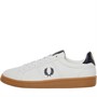 Fred Perry B721 Leather Tab Trainers Porcelain