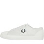 Fred Perry Hughes Low Leather Trainers Light Ecru