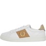 Fred Perry B721 Pique Emb Lea/Branded Trainers Porcelain