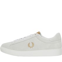 Fred Perry Spencer Suede Trainers Porcelain