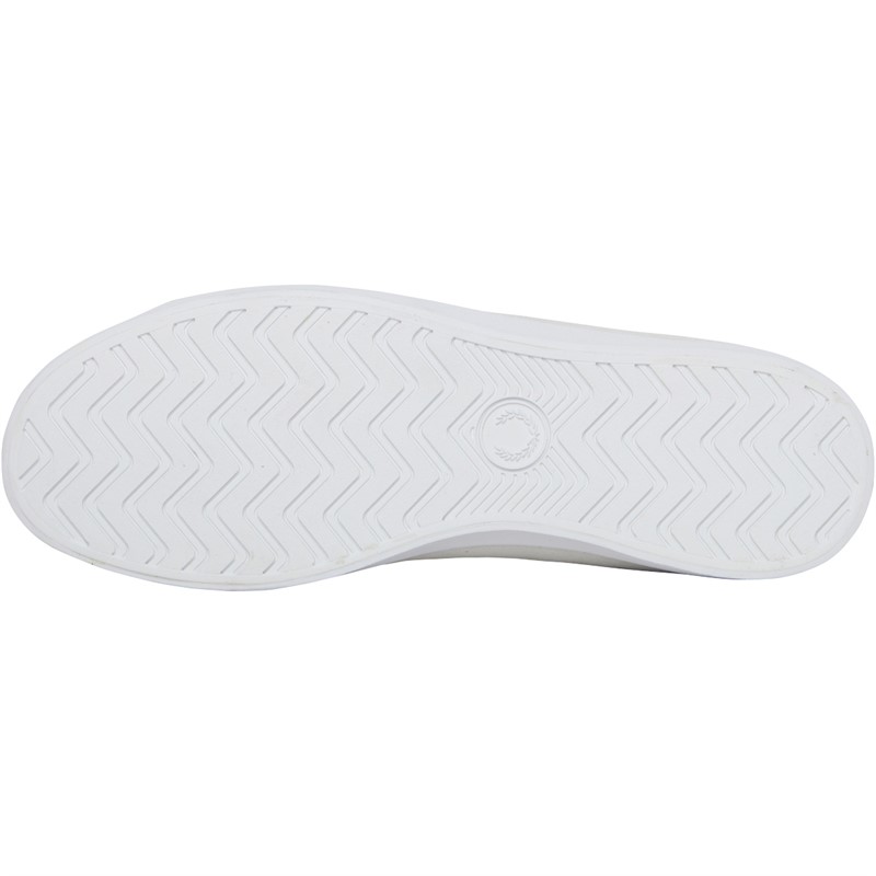 Fred Perry Womens Lottie Suede Trainers White