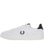 Fred Perry B721 Leather Tab Trainers White