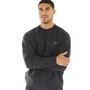 Fred Perry Mens Jumper Black Marl