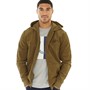 Fred Perry Mens Cord Track Jacket Shaded Stone