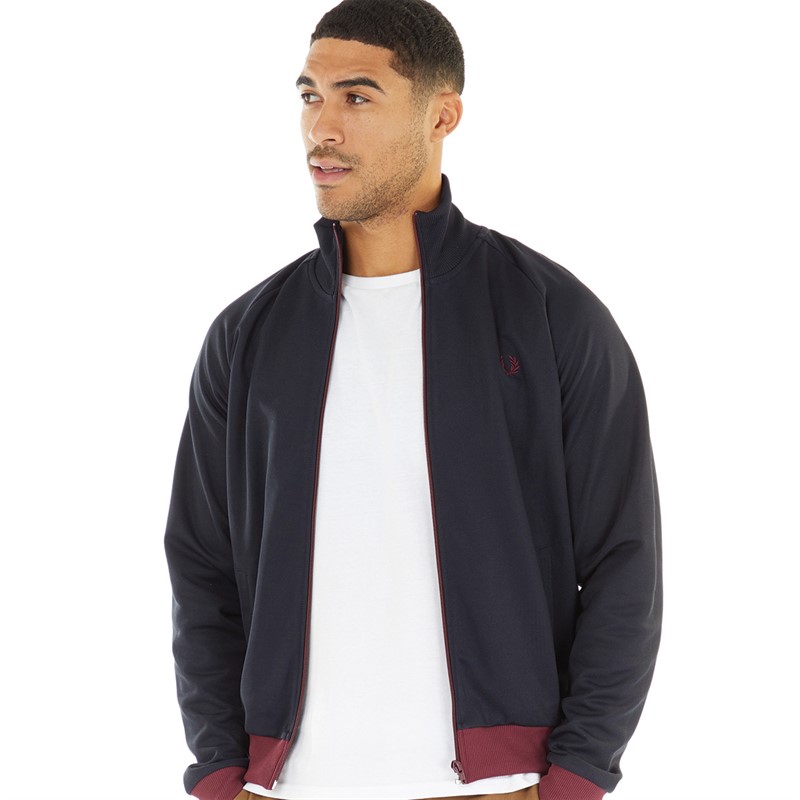 Mens navy track clearance jacket