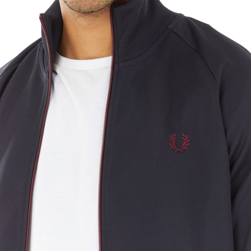 Buy Fred Perry Mens Track Jacket Navy