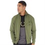 Fred Perry Mens Track Jacket Uniform Green