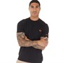 Fred Perry Mens Abstract Print T-Shirt Black