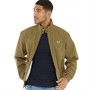 Fred Perry Mens Bonded Jacket Shaded Stone