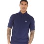 Fred Perry Mens Polo Carbon Blue