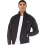 Fred Perry Mens Taped Sleeve Track Jacket Black
