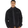 Fred Perry Mens Fleece Overshirt Black