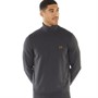 Fred Perry Mens Roll Neck Jumper Anchor Grey