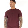 Fred Perry Mens Embroidered T-Shirt Oxblood