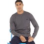 Fred Perry Mens Laurel Wreath Long Sleeve T-Shirt Gunmetal