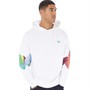 Fred Perry Mens Abstract Sport Hoodie White
