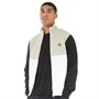Fred Perry Mens Colour Block Track Jacket Light Oyster