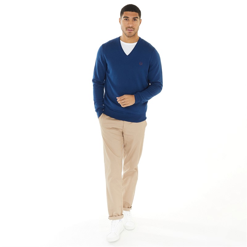 Fred perry classic v neck online jumper