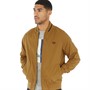 Fred Perry Mens Tennis Bomber Jacket Dark Caramel