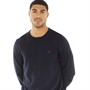 Fred Perry Mens Classic Tipped Jumper Navy