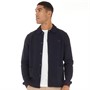 Fred Perry Mens Pique Overshirt Navy