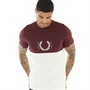 Fred Perry Mens Circle Branding T-Shirt Ecru