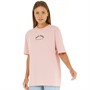 Fred Perry Womens Arch Branded T-Shirt Chalky Pink