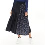 Fred Perry Womens Paisley Print Skirt Navy