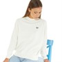 Fred Perry Womens Crew Neck Jumper Ecru