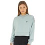 Fred Perry Womens Taped Sweatshirt Silver Blue
