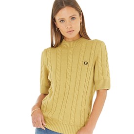 Fred perry cable deals knit jumper