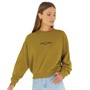 Fred Perry Womens Branded Sweatshirt Dark Caramel