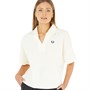 Fred Perry Womens Oversized Woven Shirt Ecru