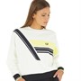 Fred Perry Womens Block Graphic Sweatshirt Snow White
