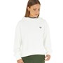 Fred Perry Womens Zip Detail Hooded Sweatshirt Snow White
