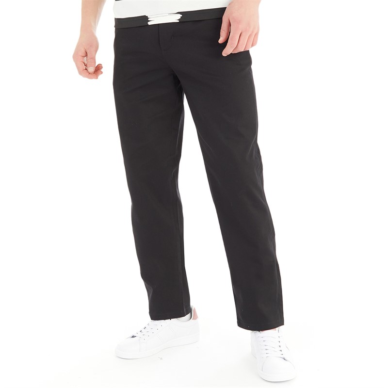 Fred Perry Mens Classic Trousers Black