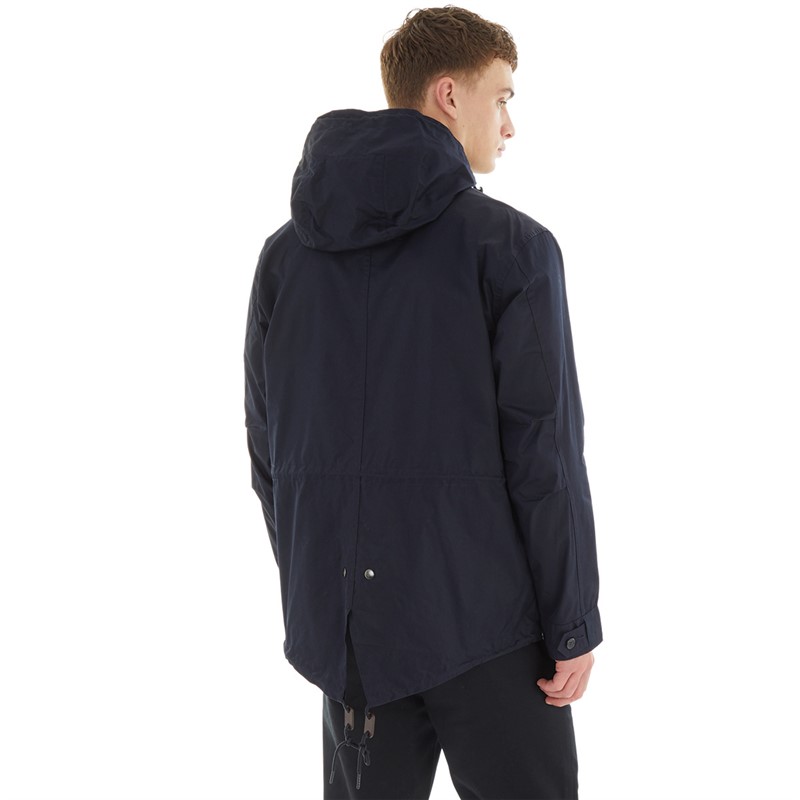 Fred Perry Mens Short Shell Parka Navy