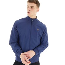 Fred Perry Mens Brentham Jacket French Navy